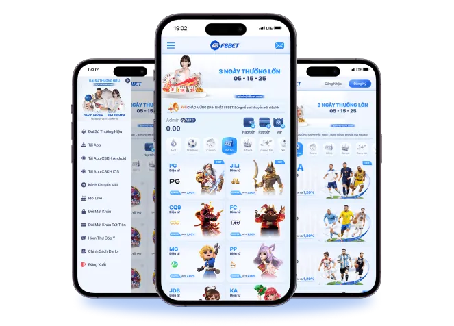 Hình ảnh các trò chơi slot và bắn cá với đồ họa đẹp mắt